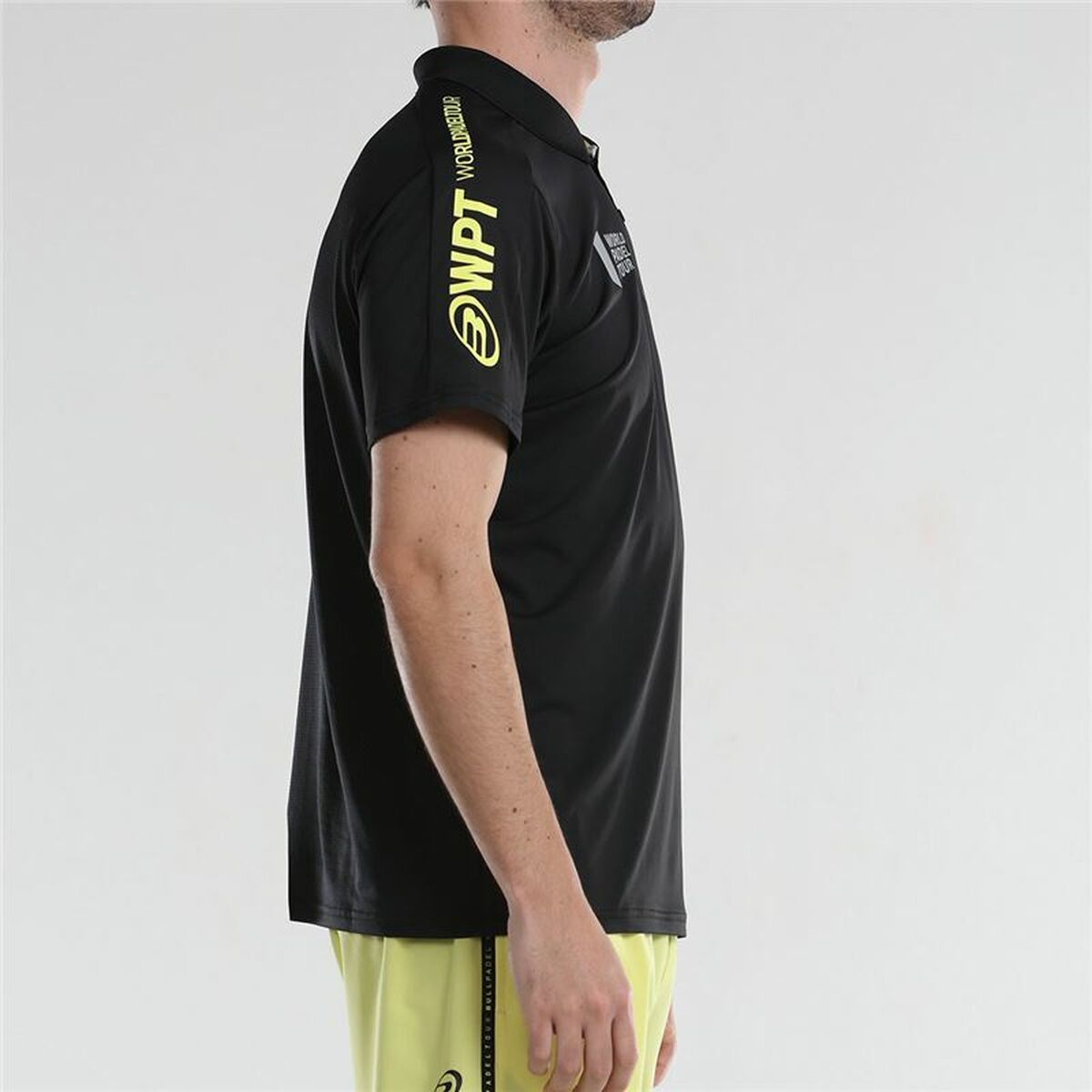 Men’s Short Sleeve Polo Shirt Bullpadel Liceo Padel Black Men’s Short Sleeve Polo Shirt Bullpadel Liceo Padel Black