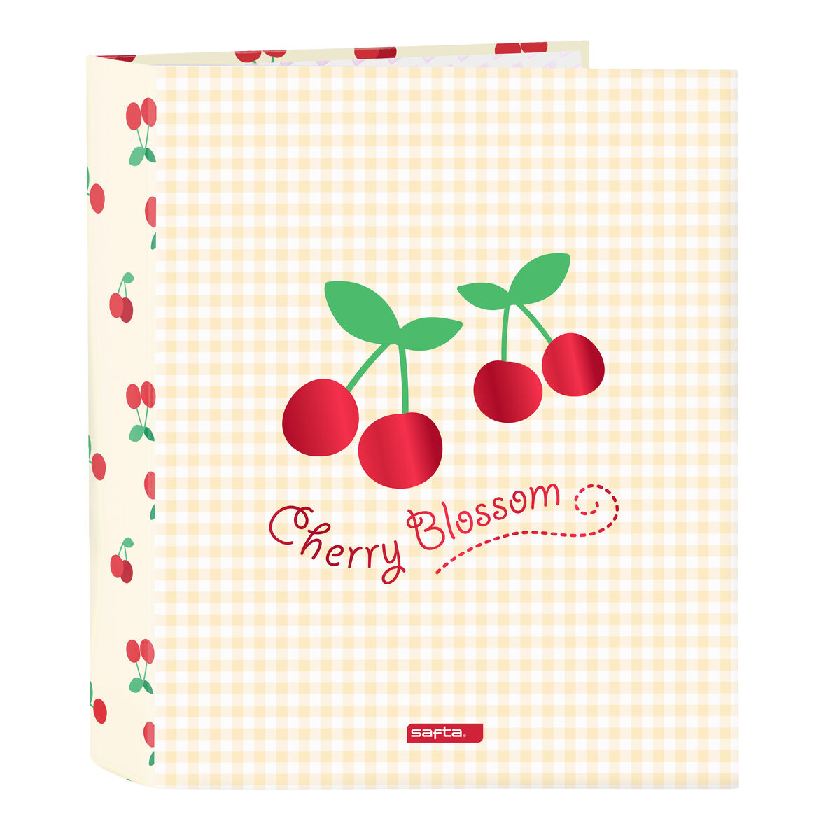 Ring binder Safta Cherry Beige 27 x 33 x 6 cm Cherries