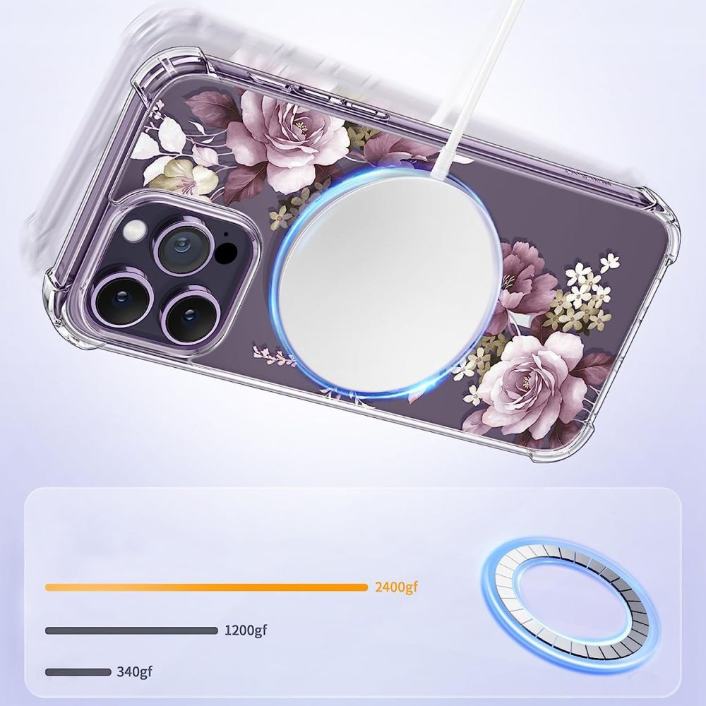 Tech-protect Magmood MagSafe Apple iPhone 13 Pro Max Spring Floral