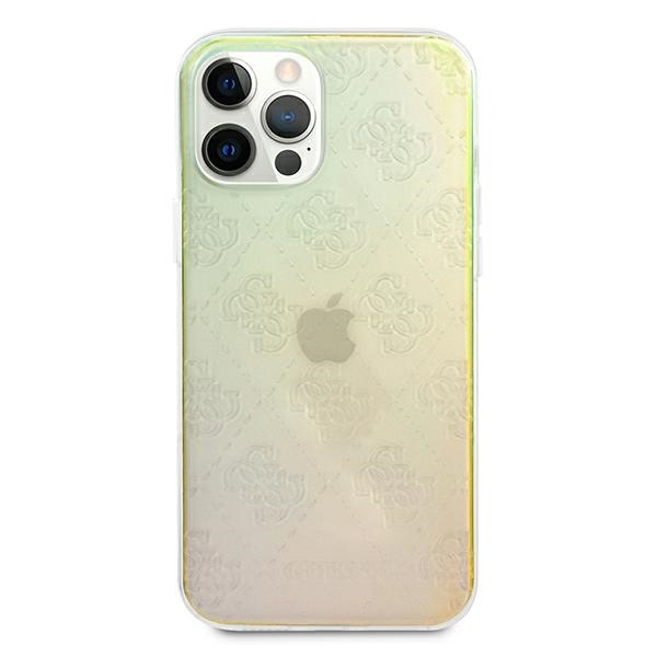 Guess GUHCP12M3D4GIRBL Apple iPhone 12/12 Pro iridescent hardcase 4G 3D Pattern Collection