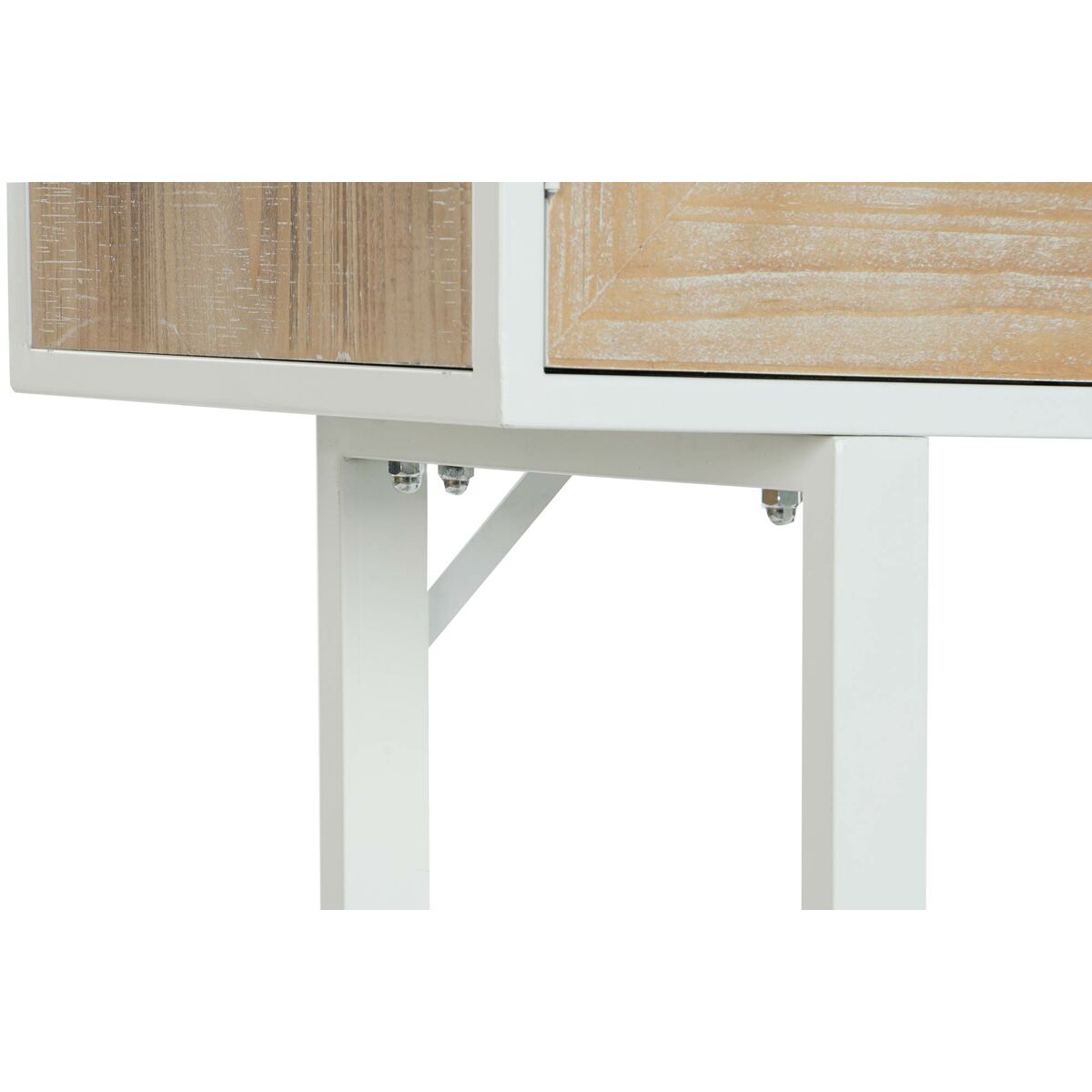 Beistelltisch DKD Home Decor Tanne Metall Weiß 120 x 35 x 90 cm