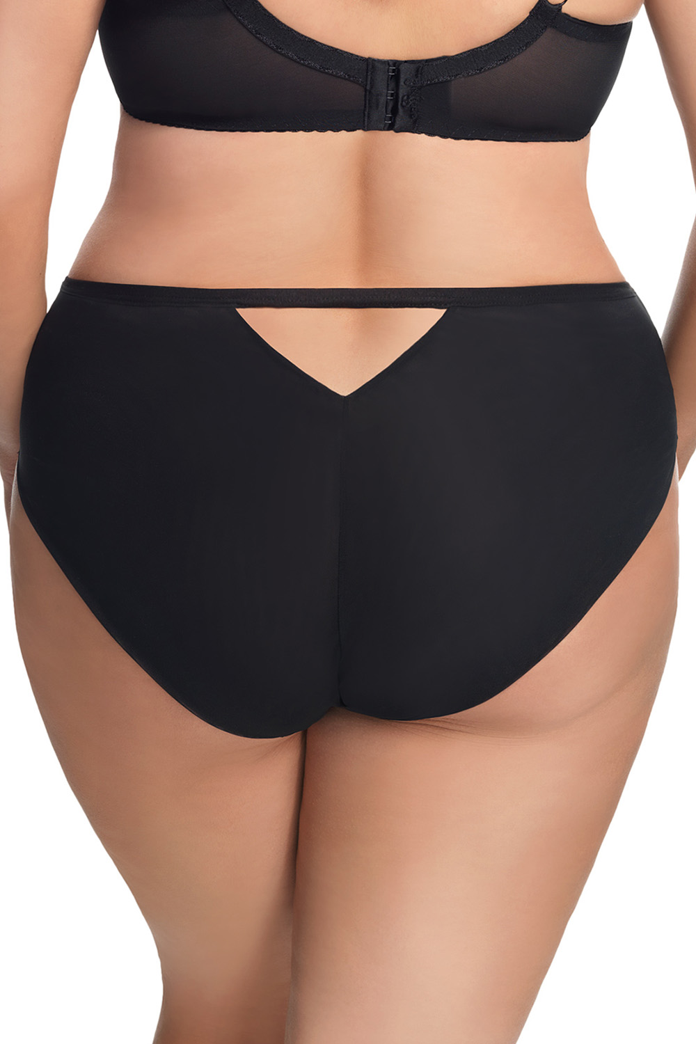 Figi Model Martynika K672 Black - Gorsenia Lingerie Czarny Damska