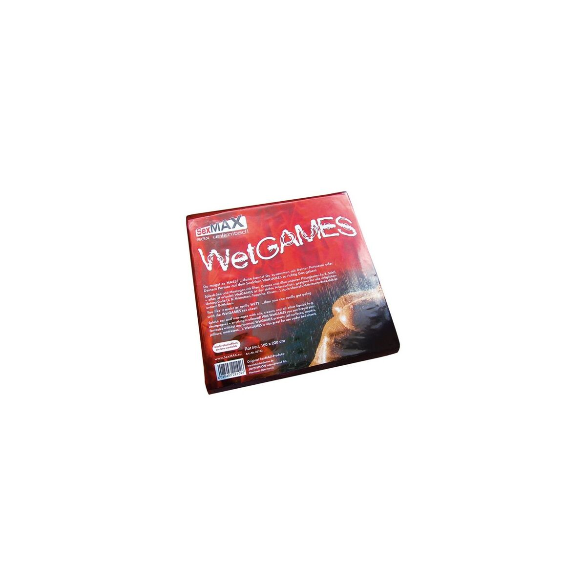 Sheet Joydivision Wetgames 180 x 220 cm Red