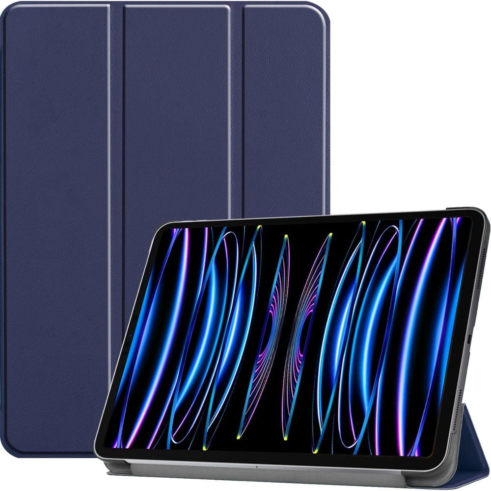 Bizon Case Tab Croc Apple iPad Pro 11 2022/2021/2020/2018 navy blue