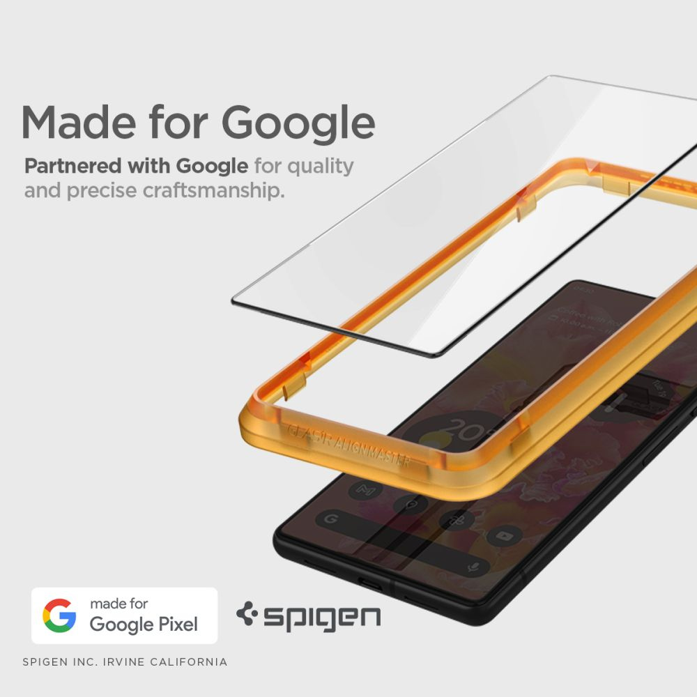 Spigen GLAS.tR Slim AlignMaster Google Pixel 7 Clear [2 PACK]