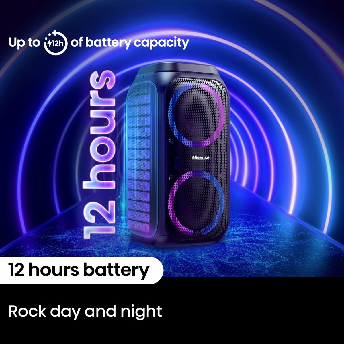 Portable Bluetooth Speakers Hisense PR160 Black Portable Bluetooth Speakers Hisense PR160 Black