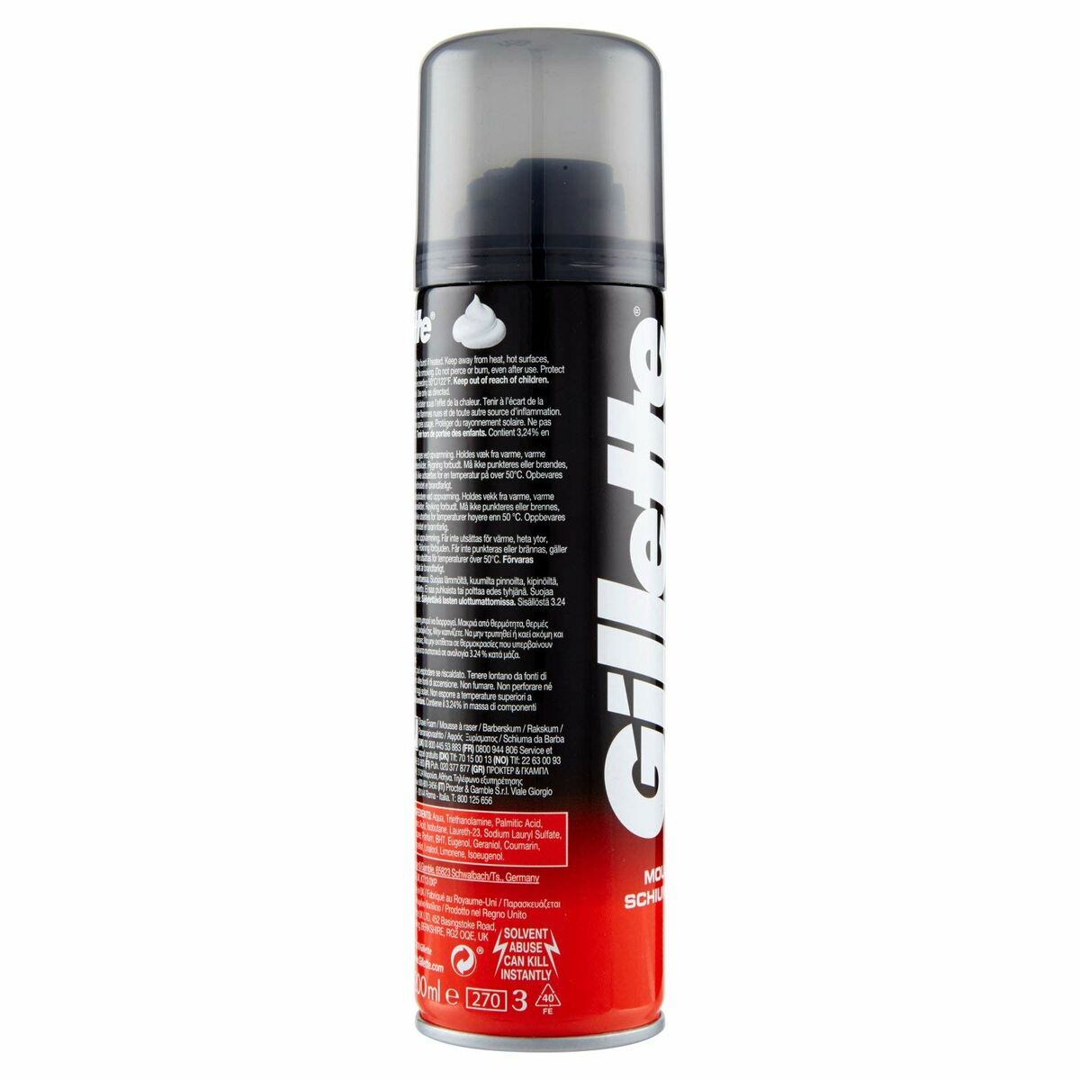 Shaving Foam Gillette GSFR 200 ml