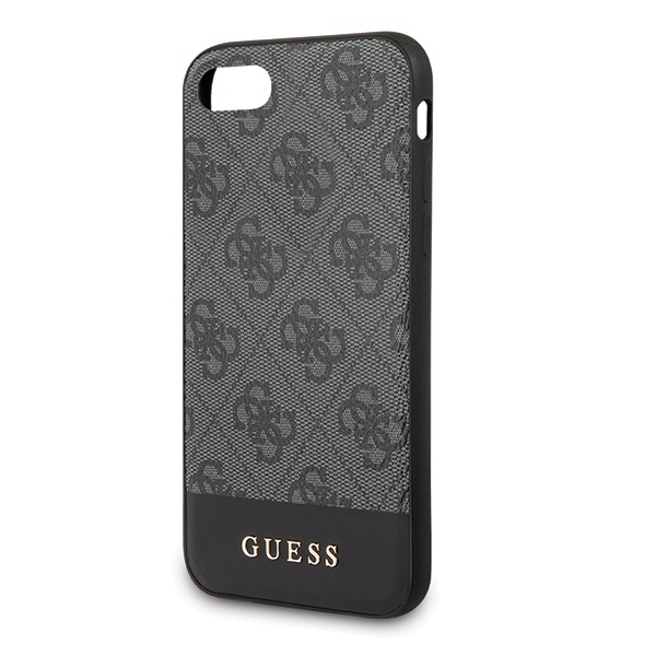 Guess GUHCI8G4GLGR Apple iPhone SE 2022/SE 2020/8/7 grey hard case 4G Stripe Collection