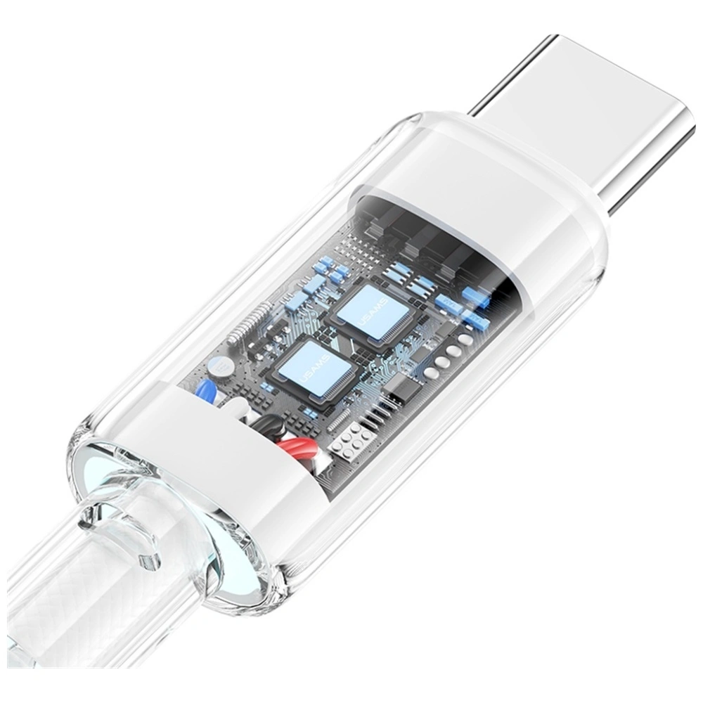 Kabel USB-A / USB-C USAMS Cloud Series US-SJ658 6A 12m niebieski
