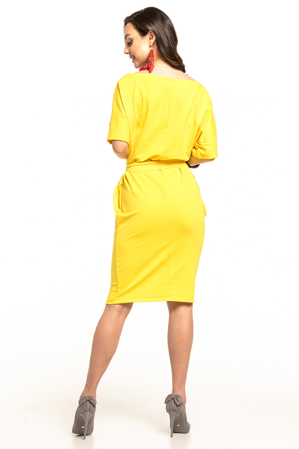 Alltagskleid model 143249 Tessita gelb Damen