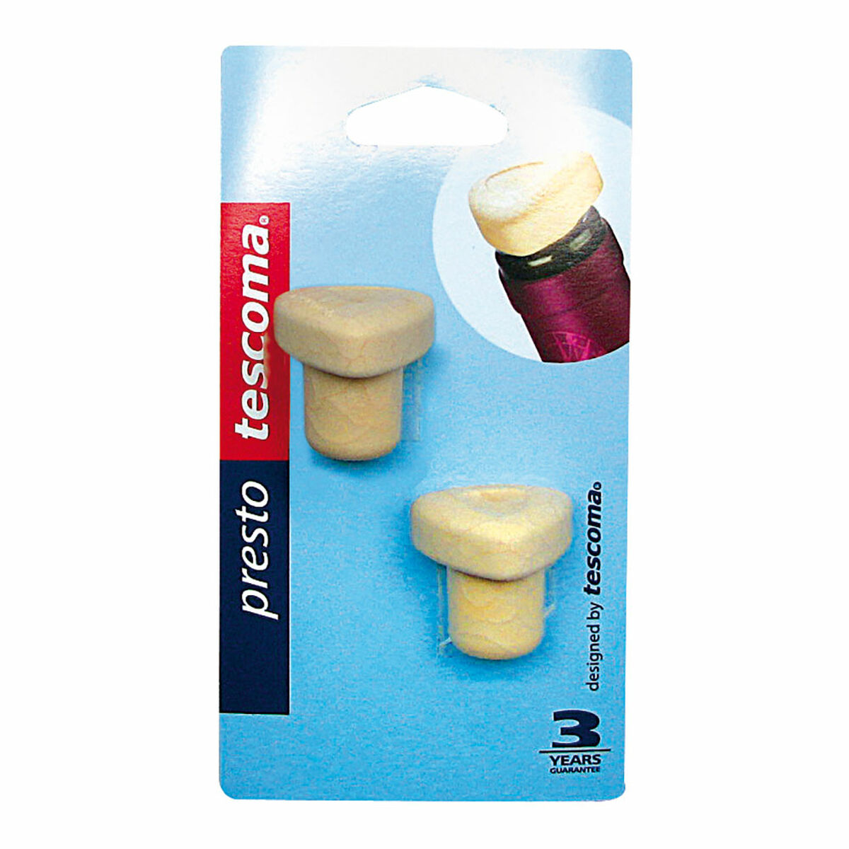 Vacuum Stopper for Wine Tescoma Presto Cork (2 Units)