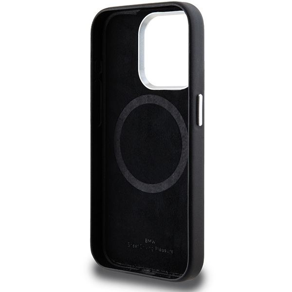 BMW BMHMP15L23PUFWK Apple iPhone 15 Pro Signature Wrapped Metal MagSafe black