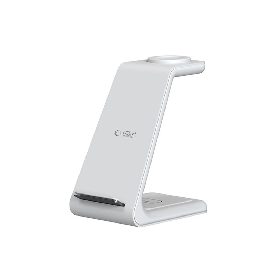Tech-Protect QI15W-A36 3in1 Wireless Charger For Apple White