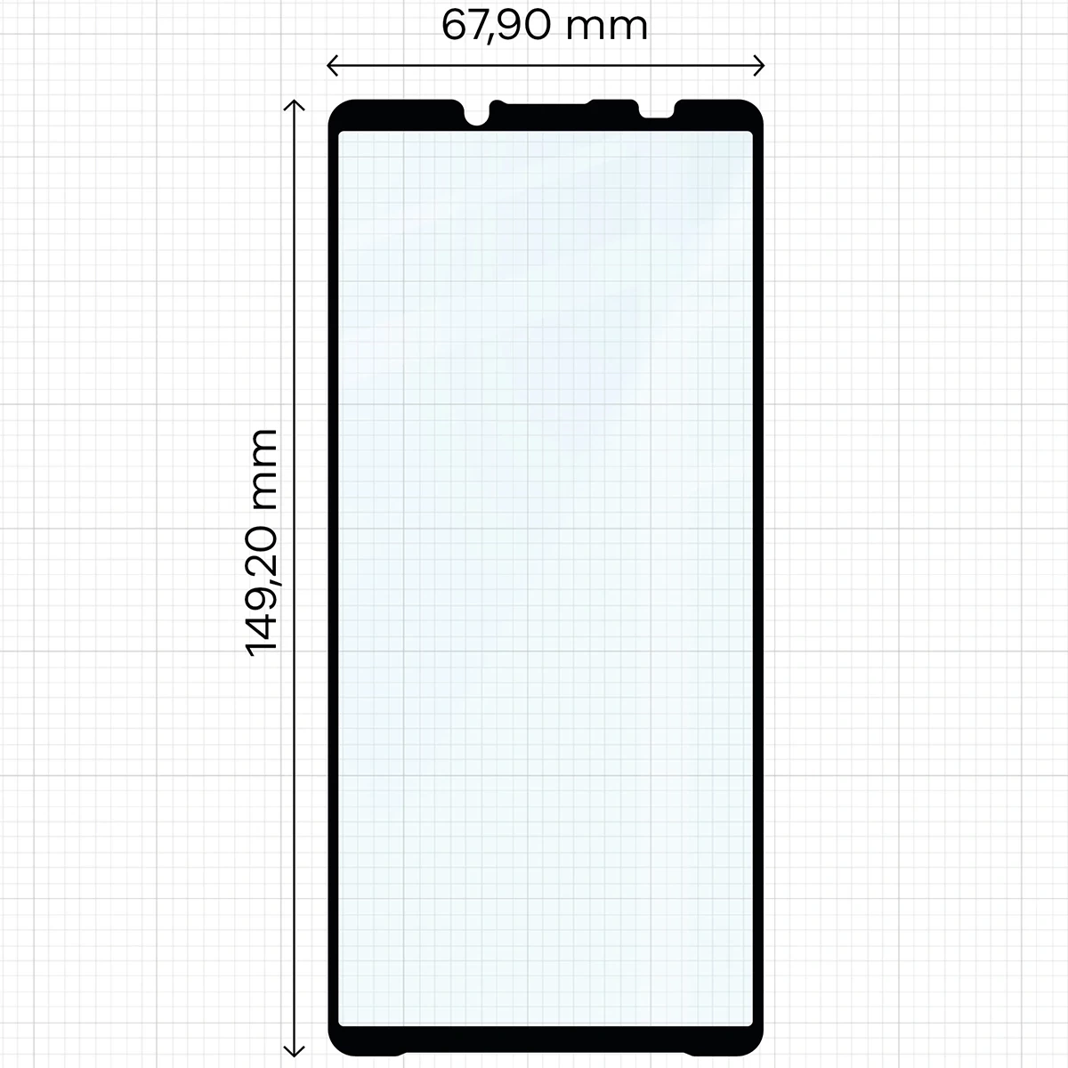 Szkło hartowane Bizon Glass Edge 2 do Sony Xperia 10 VII czarna ramka
