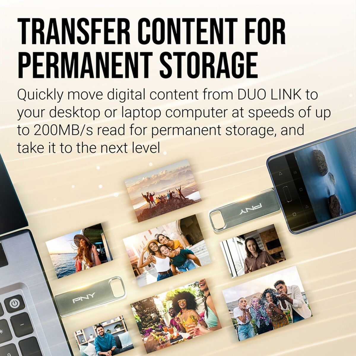 USB stick PNY P-FDI64GDULINKTYC-GE USB stick PNY P-FDI64GDULINKTYC-GE