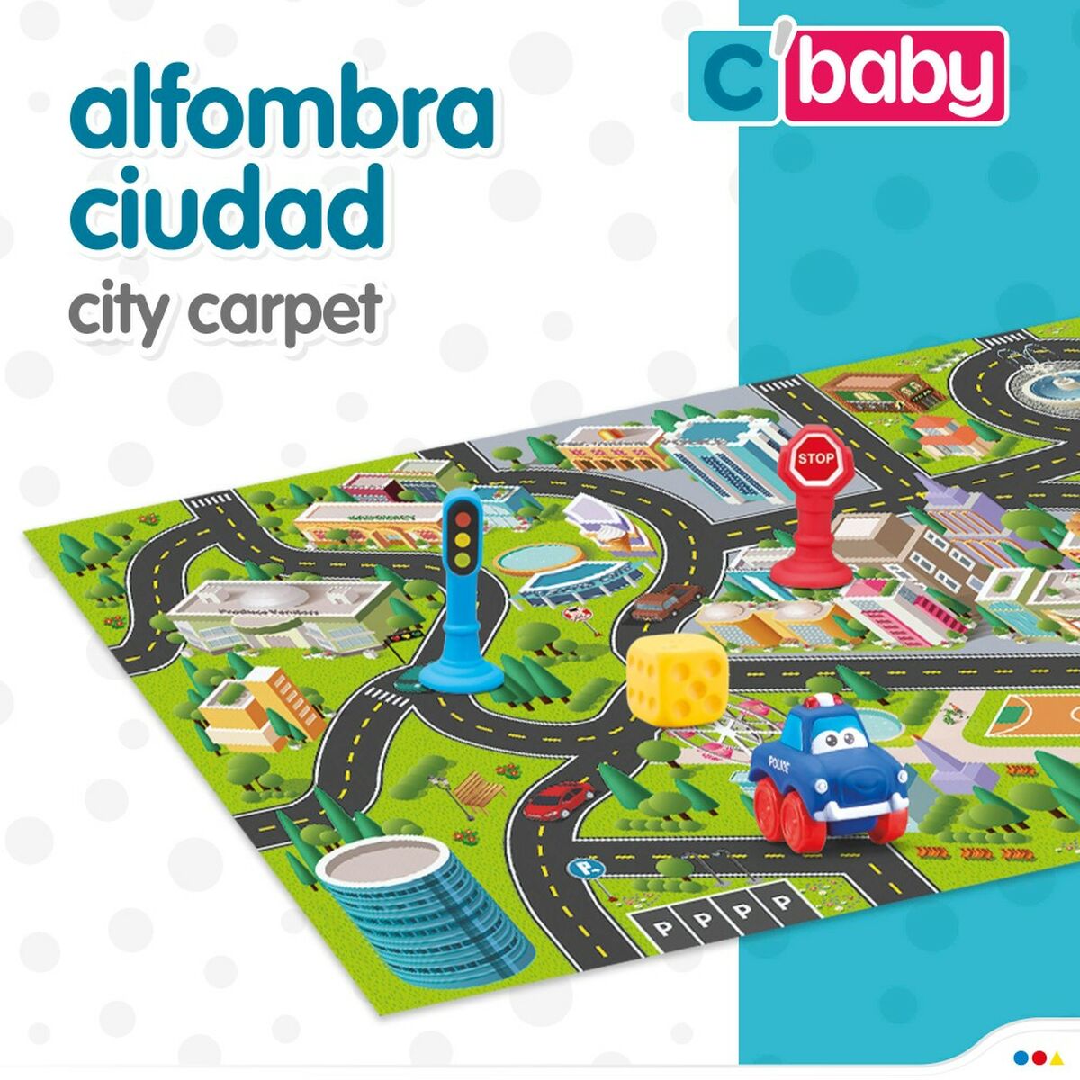 Play mat Colorbaby City (2 Units)