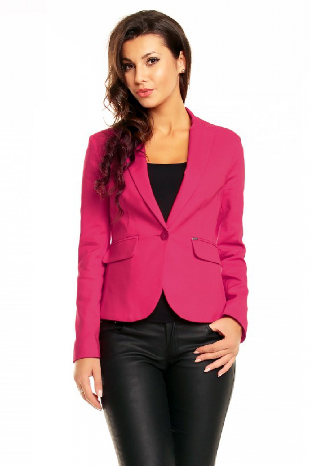  Jacket model 63561 Cabba  pink