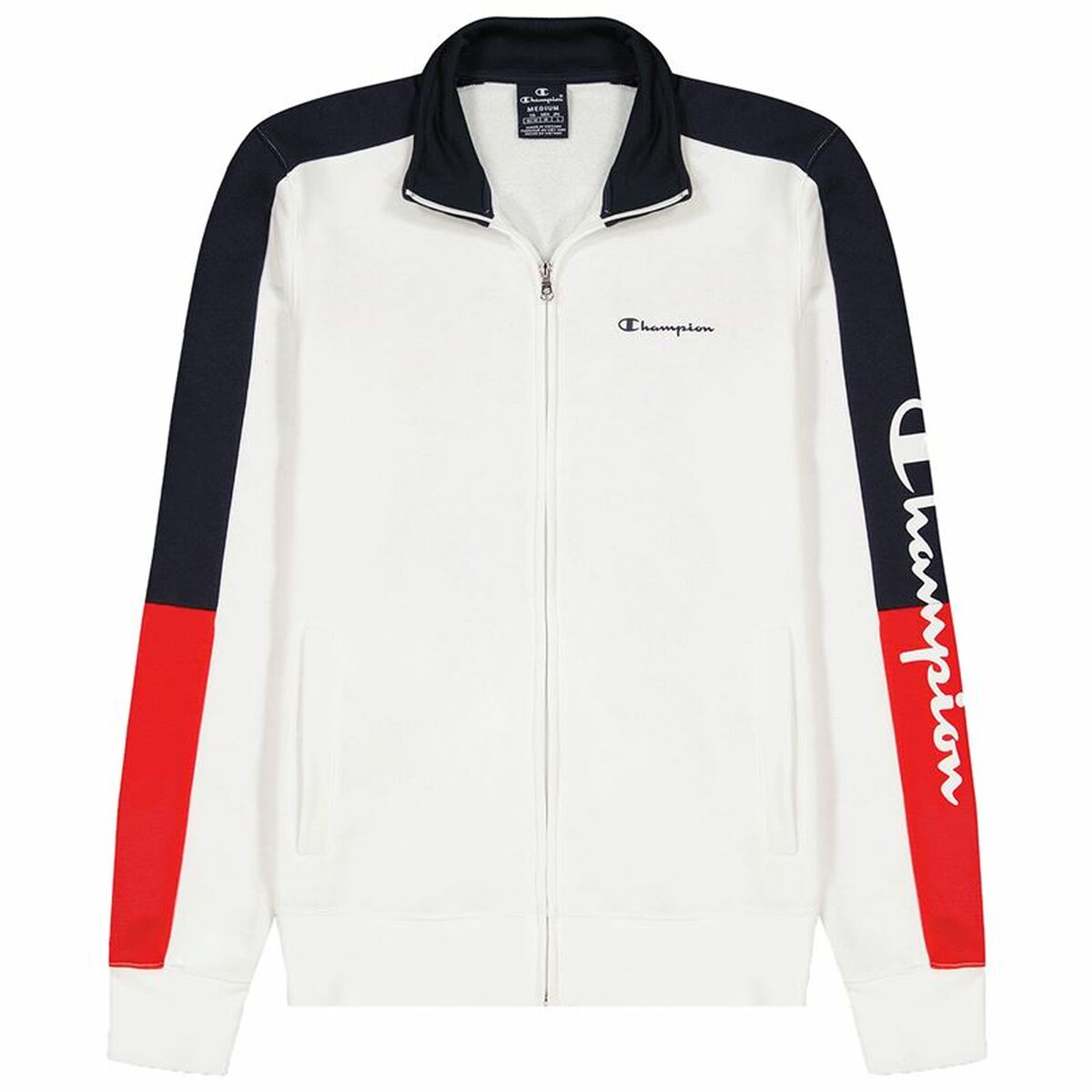 Adult's Sports Outfit Champion Full Zip Suit White Men