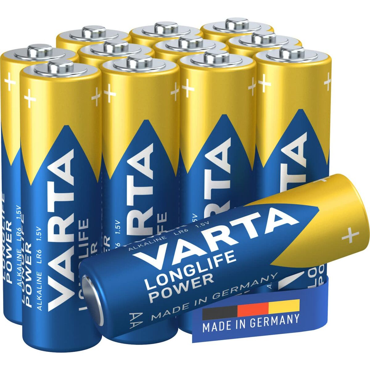 Baterie Alkaliczne Varta Longlife Power AA 1,5 V (12 Sztuk)