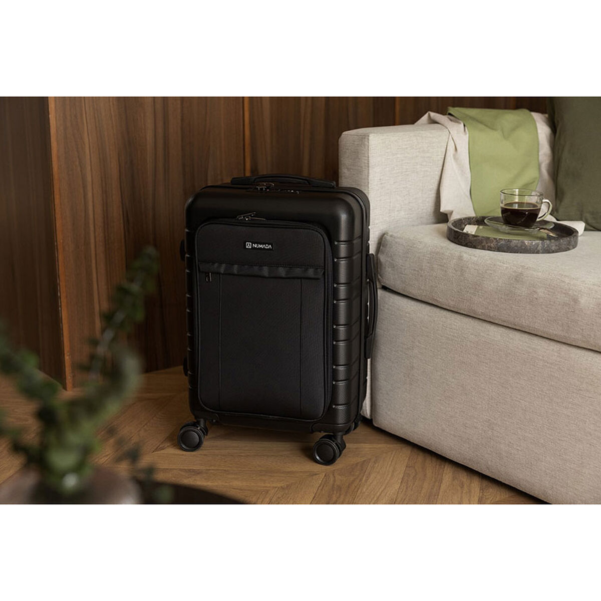 Cabin suitcase Numada 1200608 Black 38 L 55 x 35,5 x 23,5 cm Cabin suitcase Numada 1200608 Black 38 L 55 x 35,5 x 23,5 cm