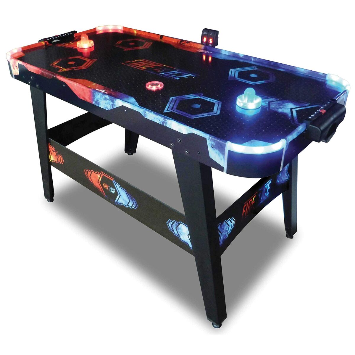 Hockey Table Fire & Ice 146 x 71 x 82 cm LED Lights