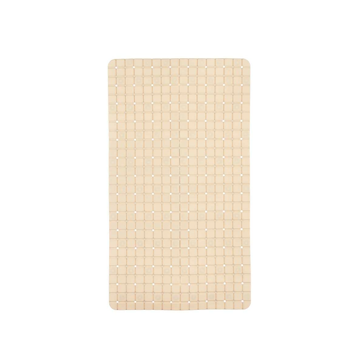 Rutschfeste Duschmatte Bilder Beige PVC 67,7 x 38,5 x 0,7 cm (6 Stück)