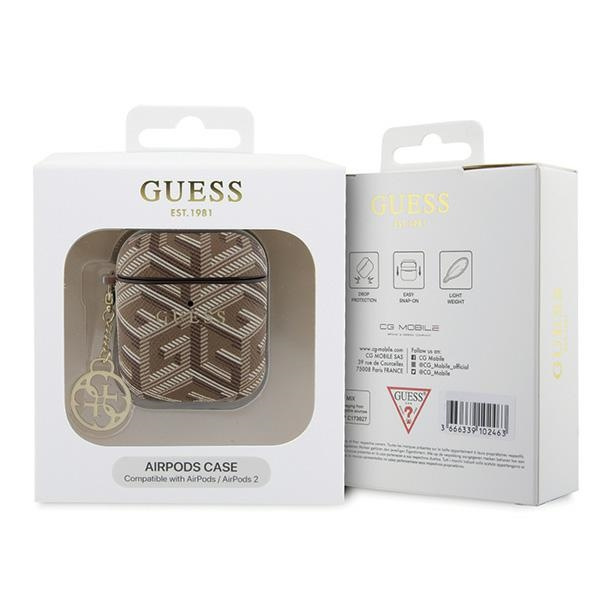Guess GUA2PGCE4CW Appple AirPods 1/2 cover GCube Charm brown