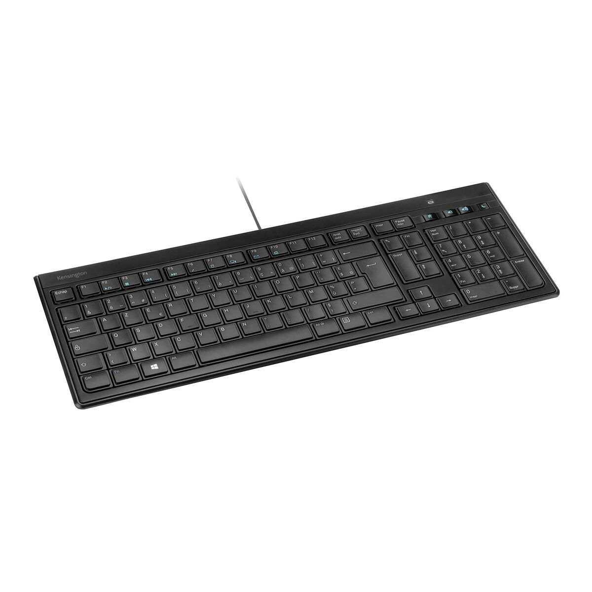 Keyboard Kensington Wired Black (Refurbished A)