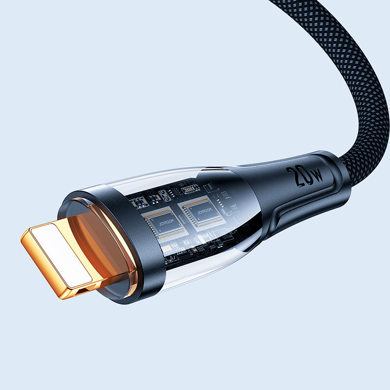 Joyroom Smart Power-Off USB-C/Lightning Cable 20W 1.2m black (S-CL020A3)