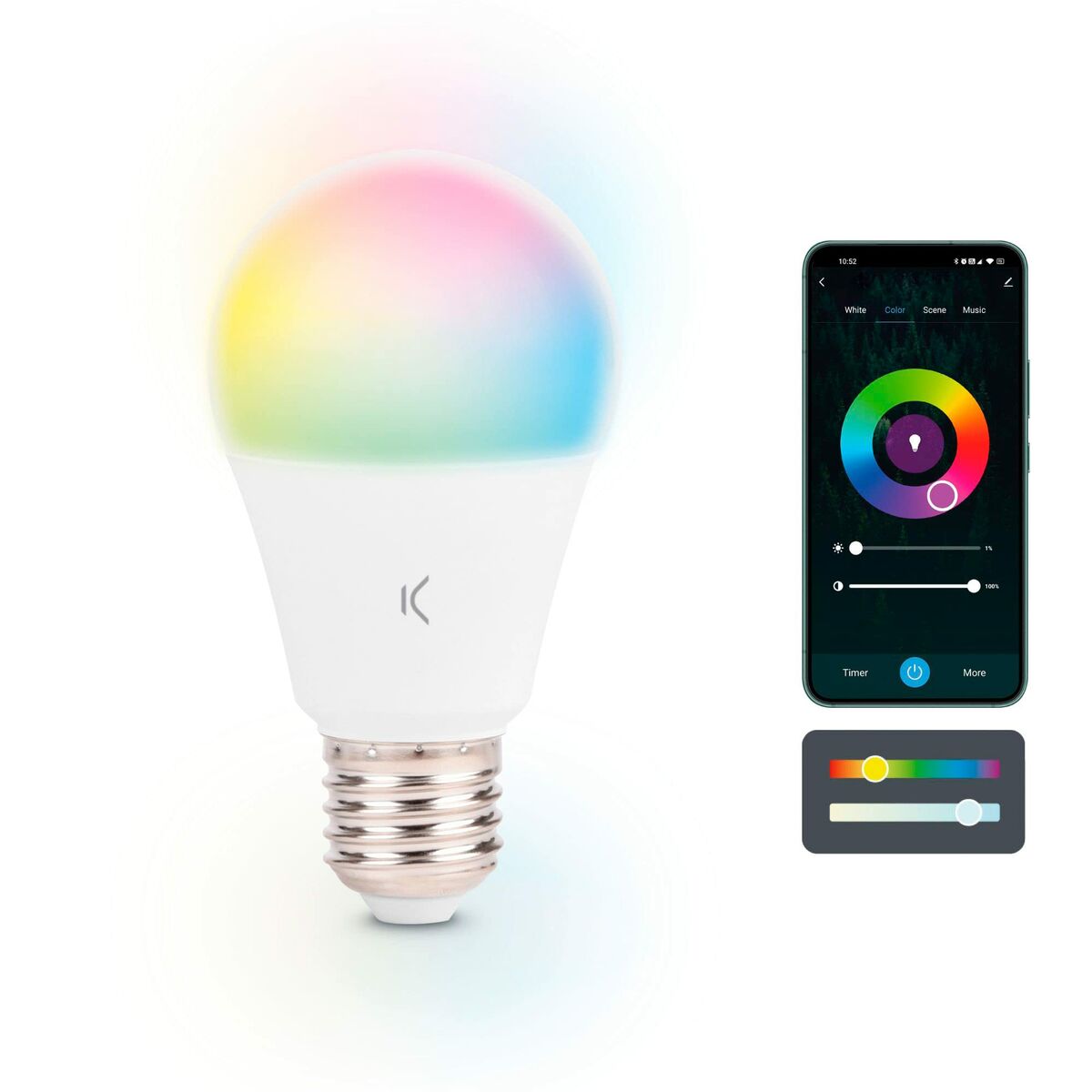 LED-Lampe KSIX E27 9W F LED-Lampe KSIX E27 9W F