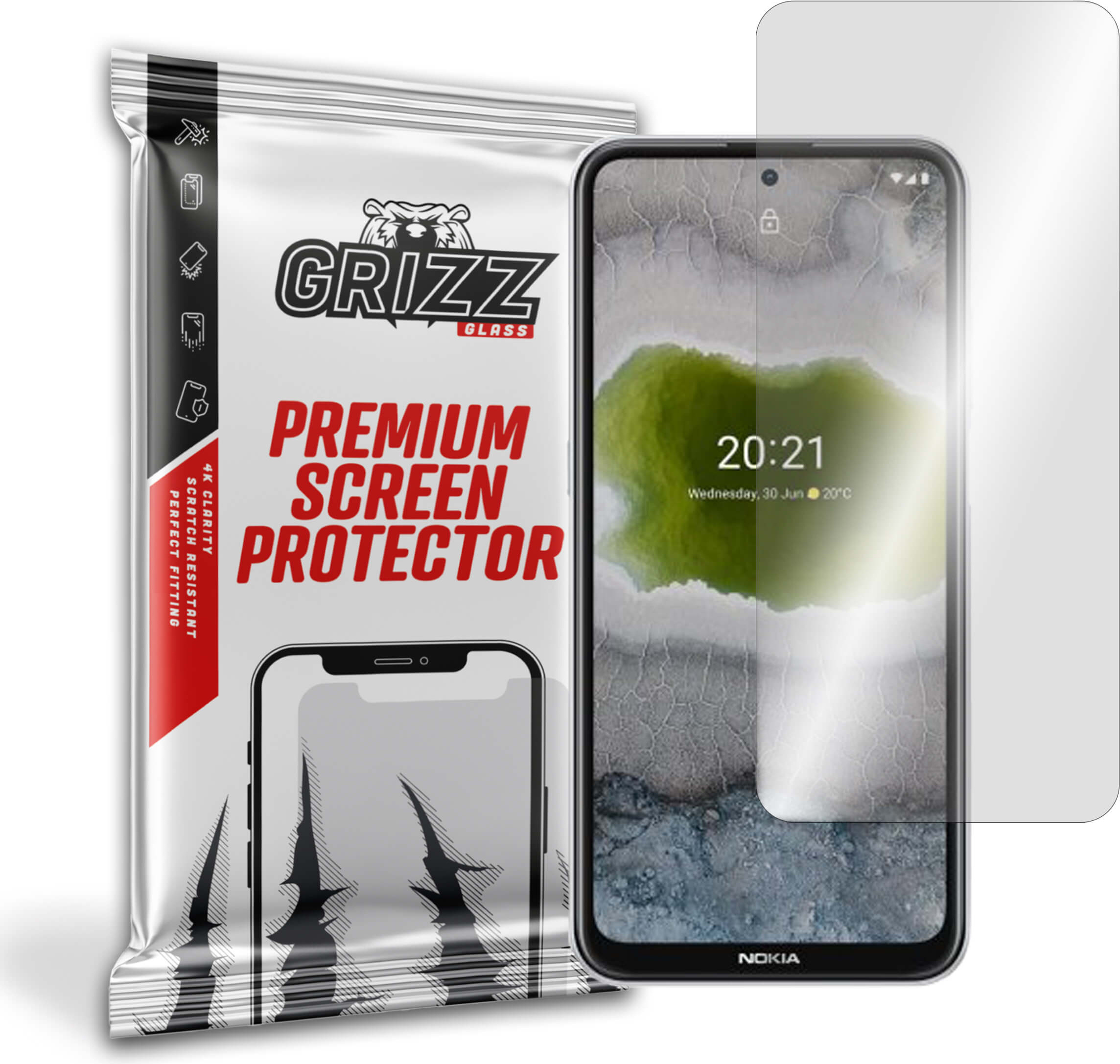 GrizzGlass HybridGlass Nokia X10 5G