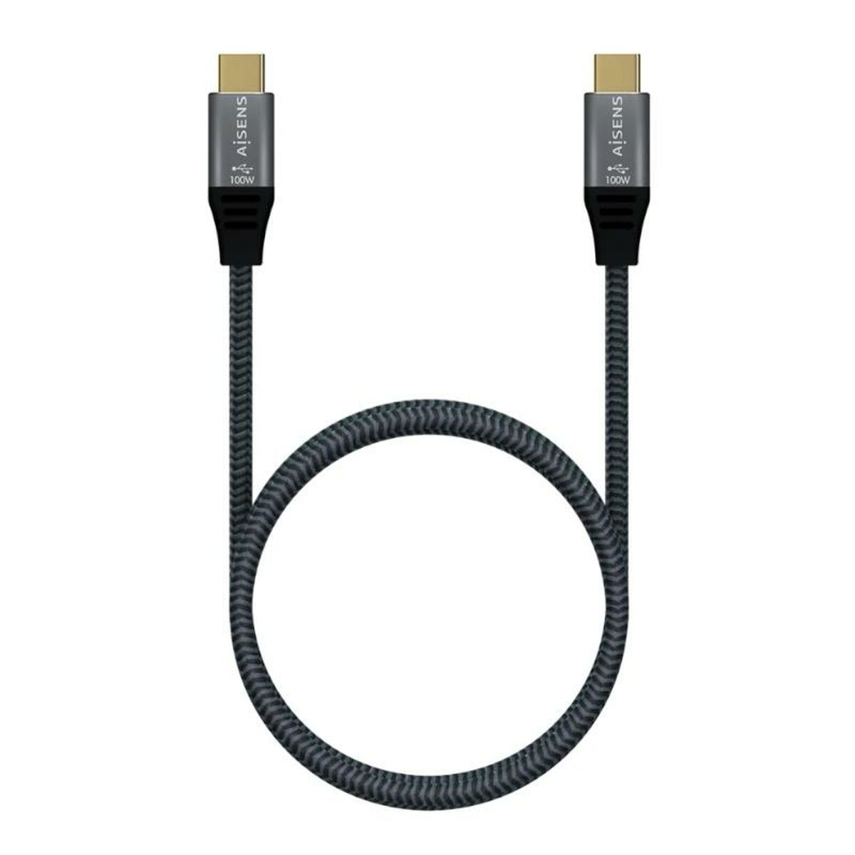 Cable USB C Aisens A107-0670 0,6 m Grey