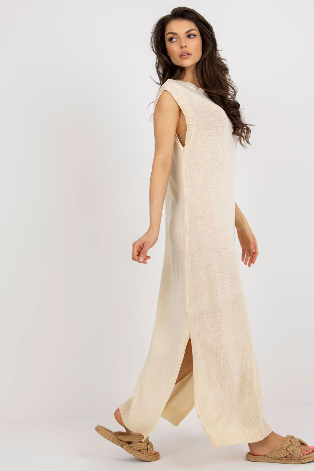  Beach Dress model 181536 Badu  beige