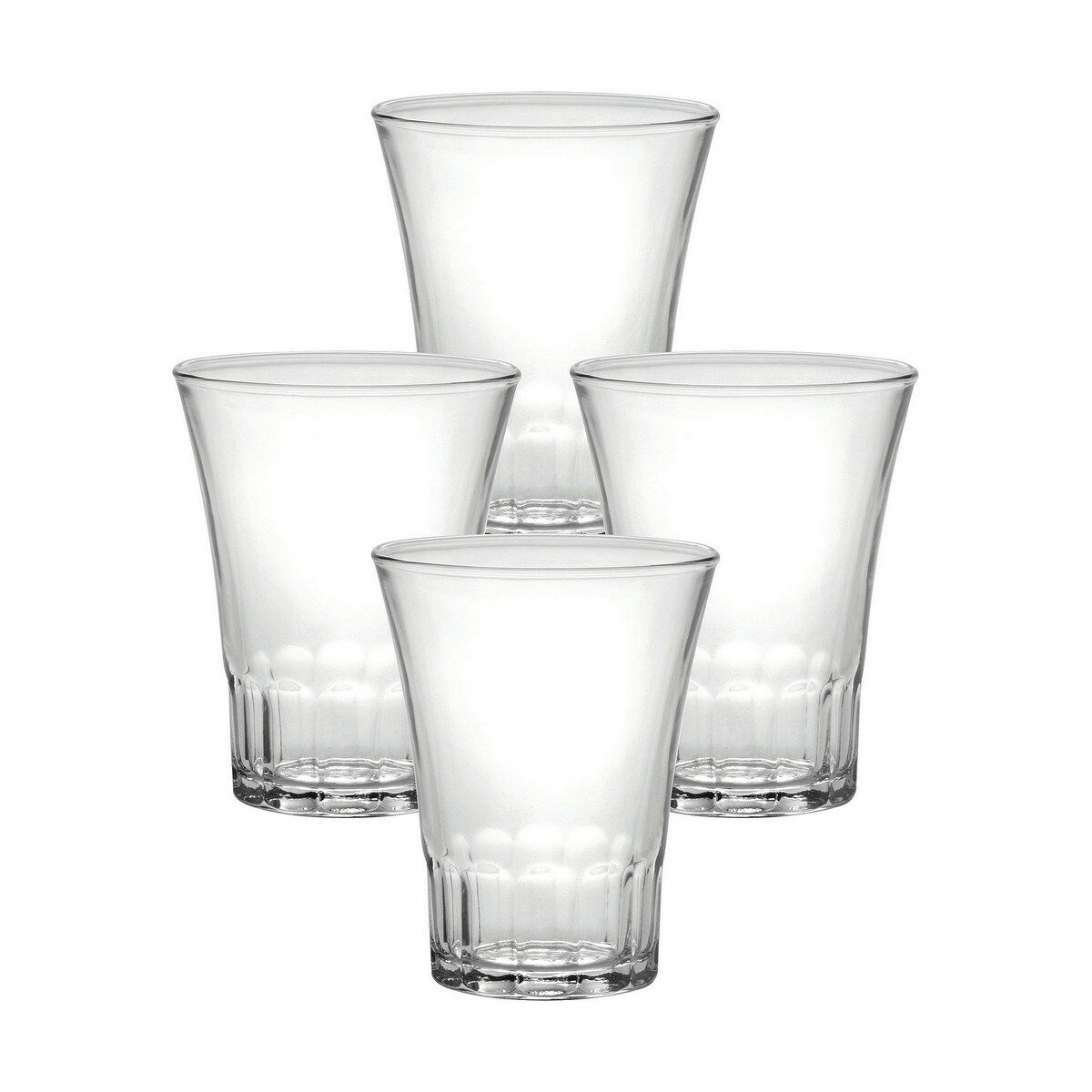 Set of glasses Duralex Amalfi Transparent 4 Pieces 170 ml (12 Units)