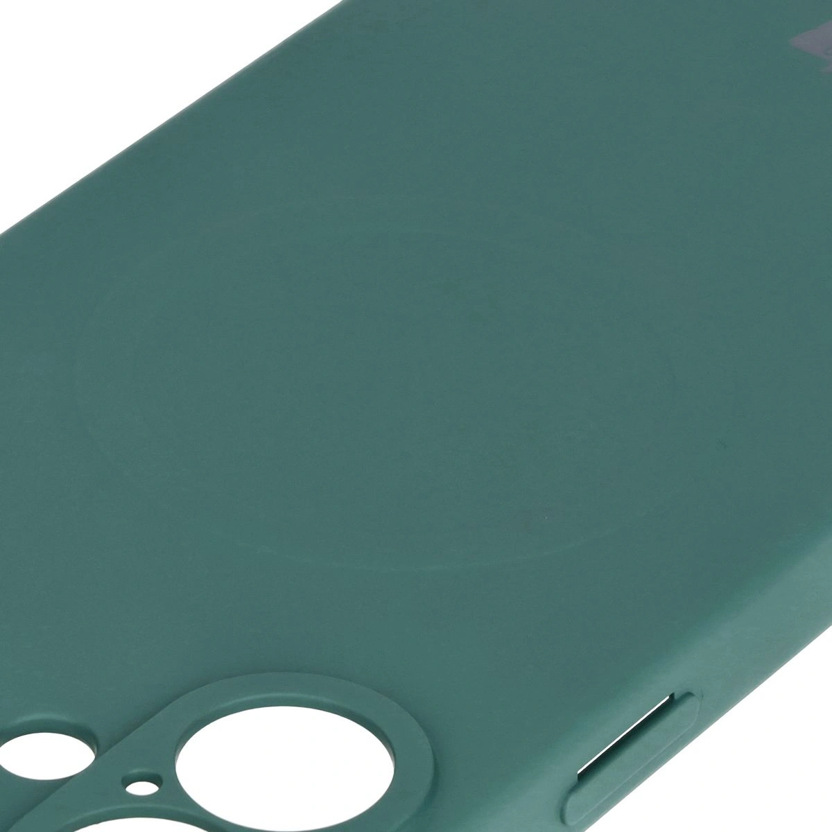 Bizon Case Silicone Magnetic Apple iPhone 16 dark green