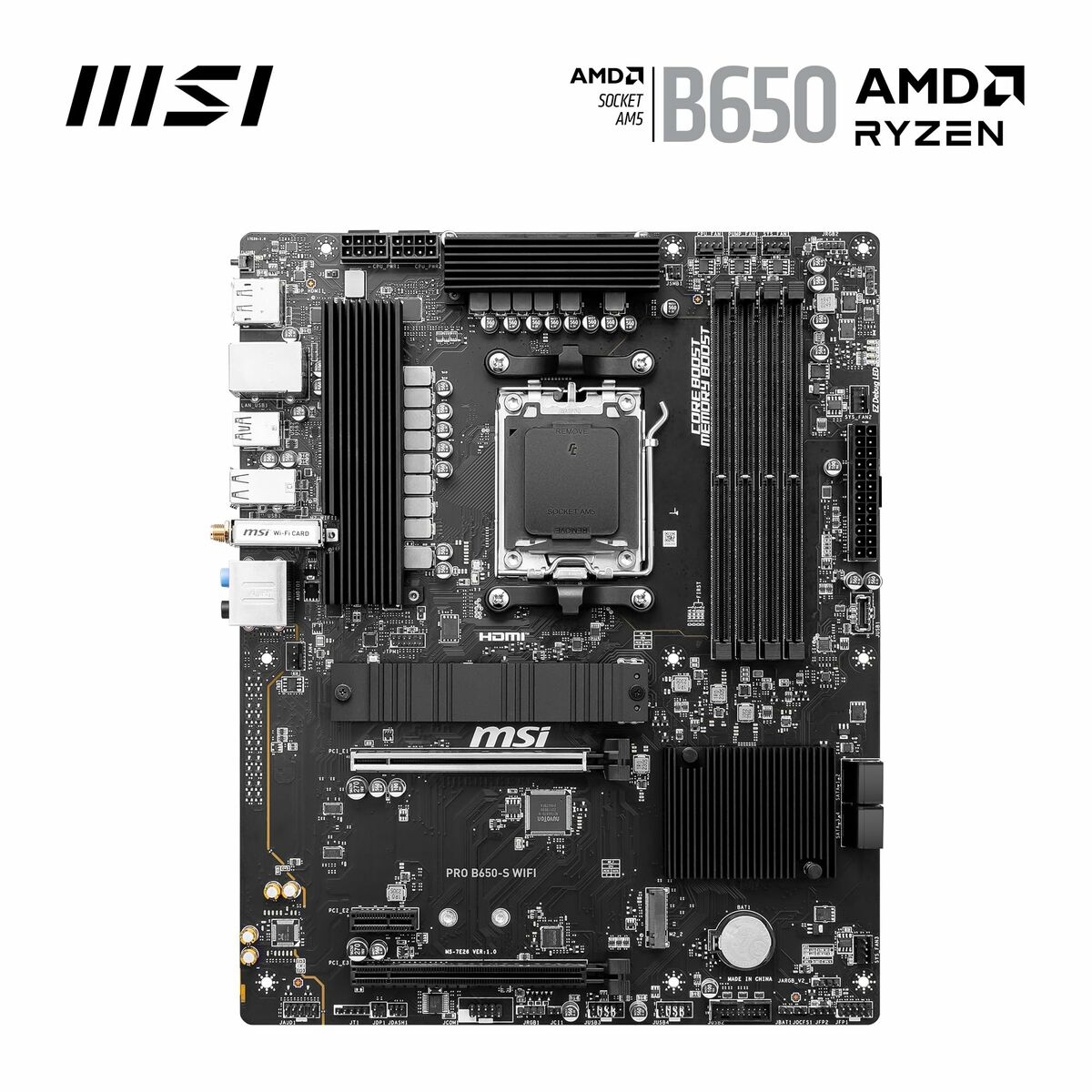 Motherboard MSI PRO B650-S WIFI AMD B650 AMD AM5