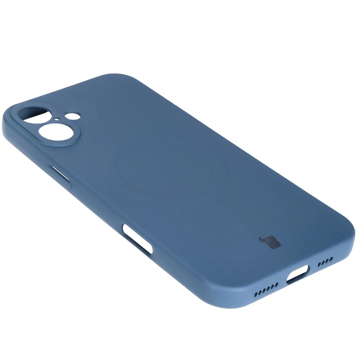 Bizon Case Silicone Magnetic Apple iPhone 16 navy blue