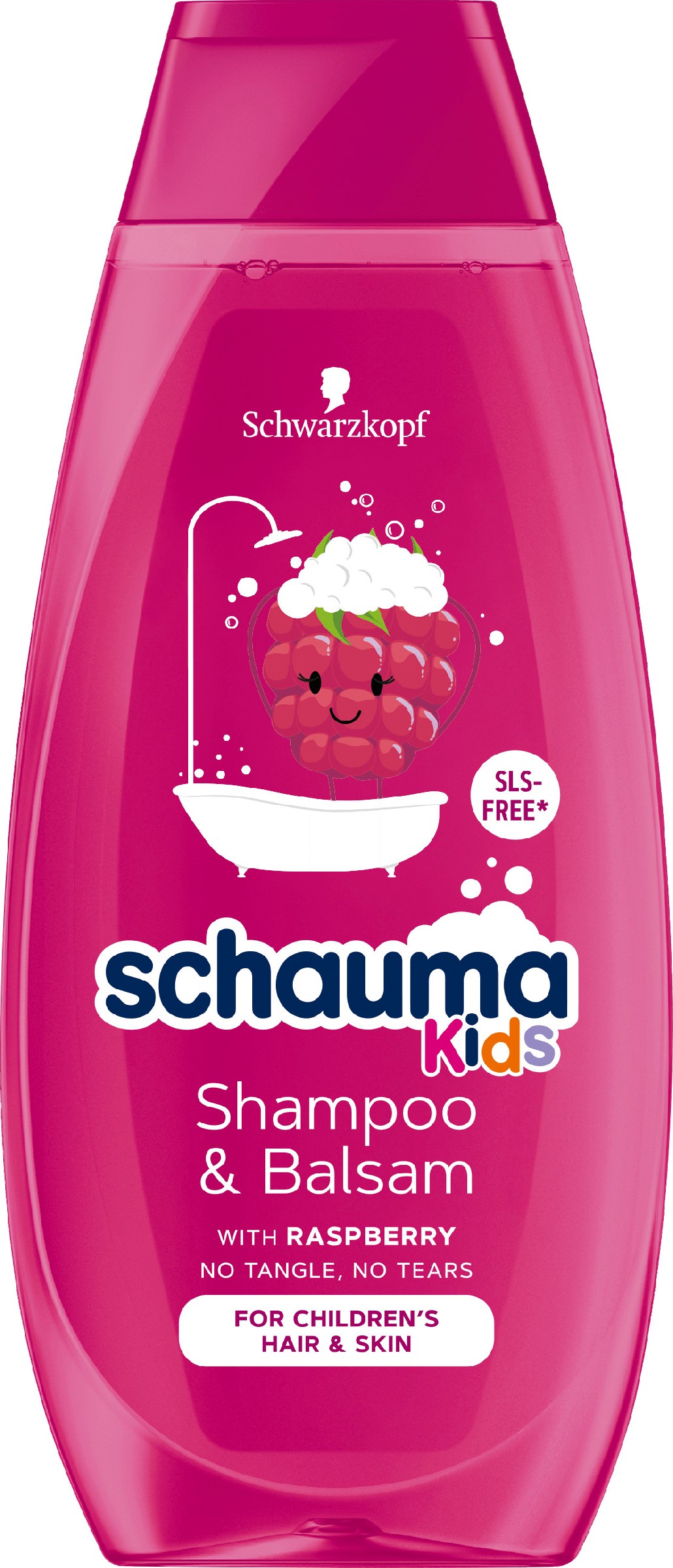 Schwarzkopf Schauma Kids Szampon i Żel pod prysznic 2w1 dla dziewczynek - Raspberry 400ml