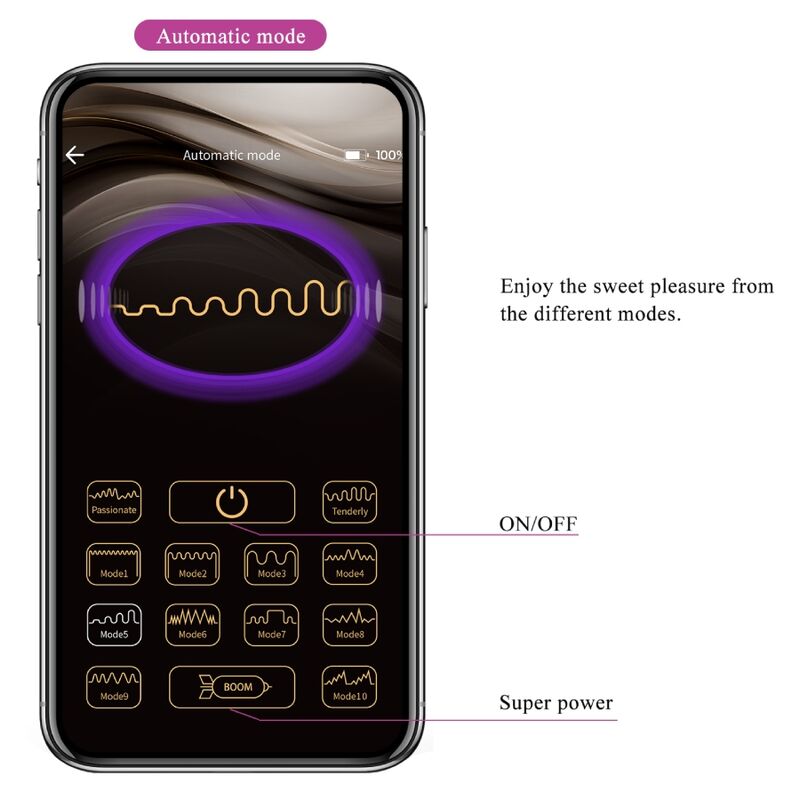 PRETTY LOVE - BAIRD G-SPOT 12 VIBRATIONS RECHARGEABLE LILA APP PRETTY LOVE - BAIRD G-SPOT 12 VIBRATIONS RECHARGEABLE LILA APP