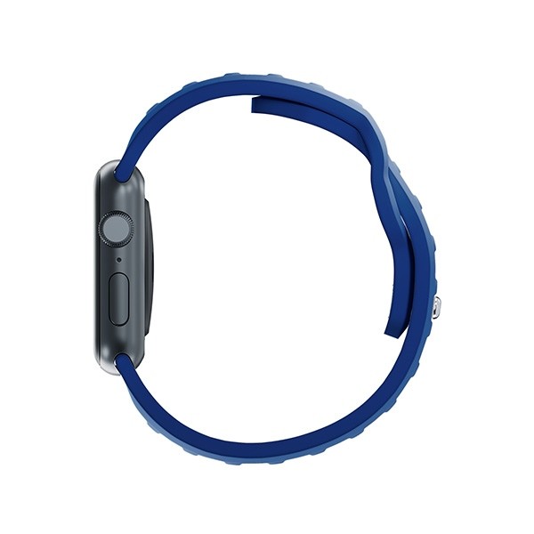 3MK Silicone Watch Strap Apple Watch 4/5/6/7/8/9/SE/Ultra 42/44/45/49mm blue