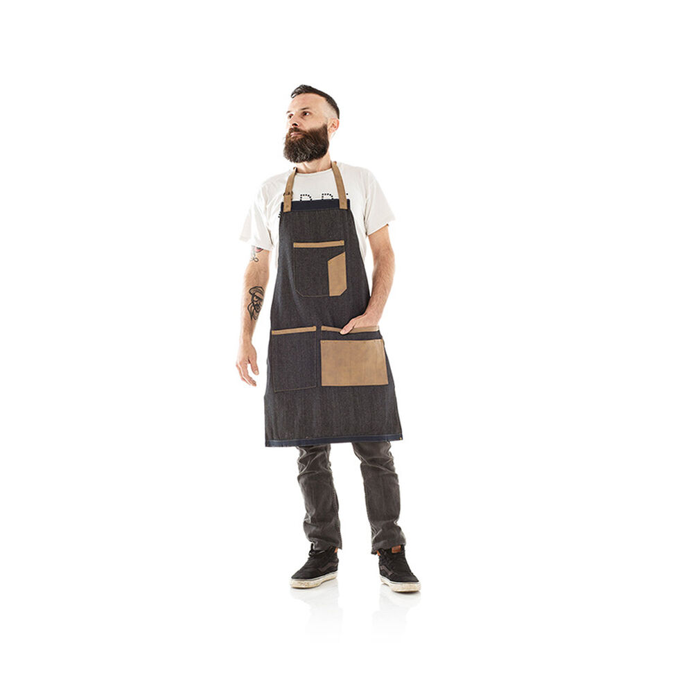 Apron with Pocket Xanitalia Denim Polyskin