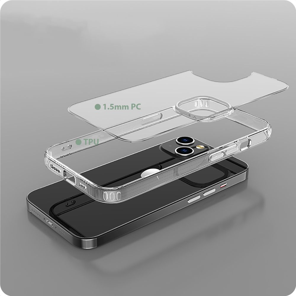 Tech-protect Flexair Hybrid Apple iPhone 15 Pro Clear