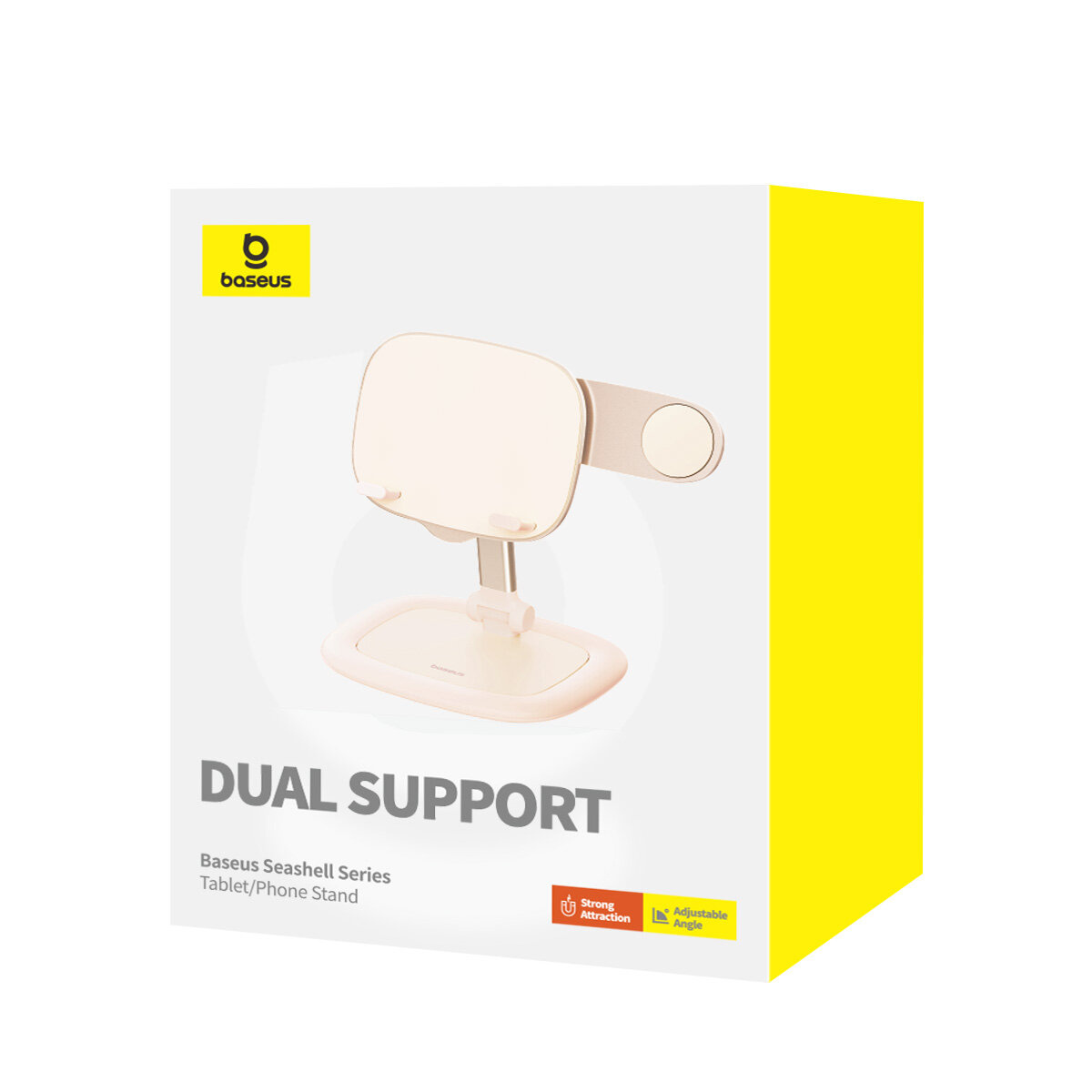 Baseus Seashell Series adjustable phone / tablet stand pink