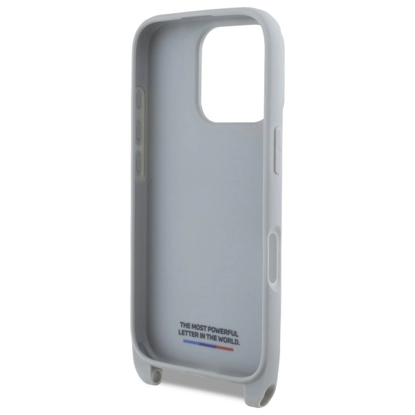 BMW BMHCP16X23PSCCG Apple iPhone 16 Pro Max hardcase M Edition Carbon Stripe & Strap grey