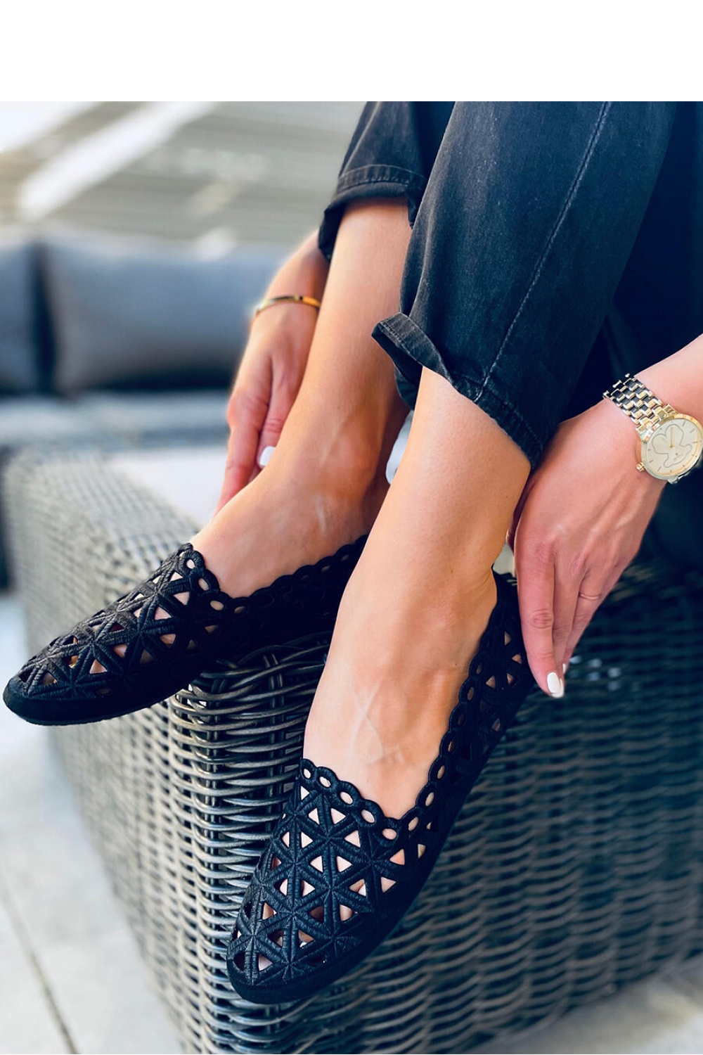  Ballet flats model 166544 Inello  black