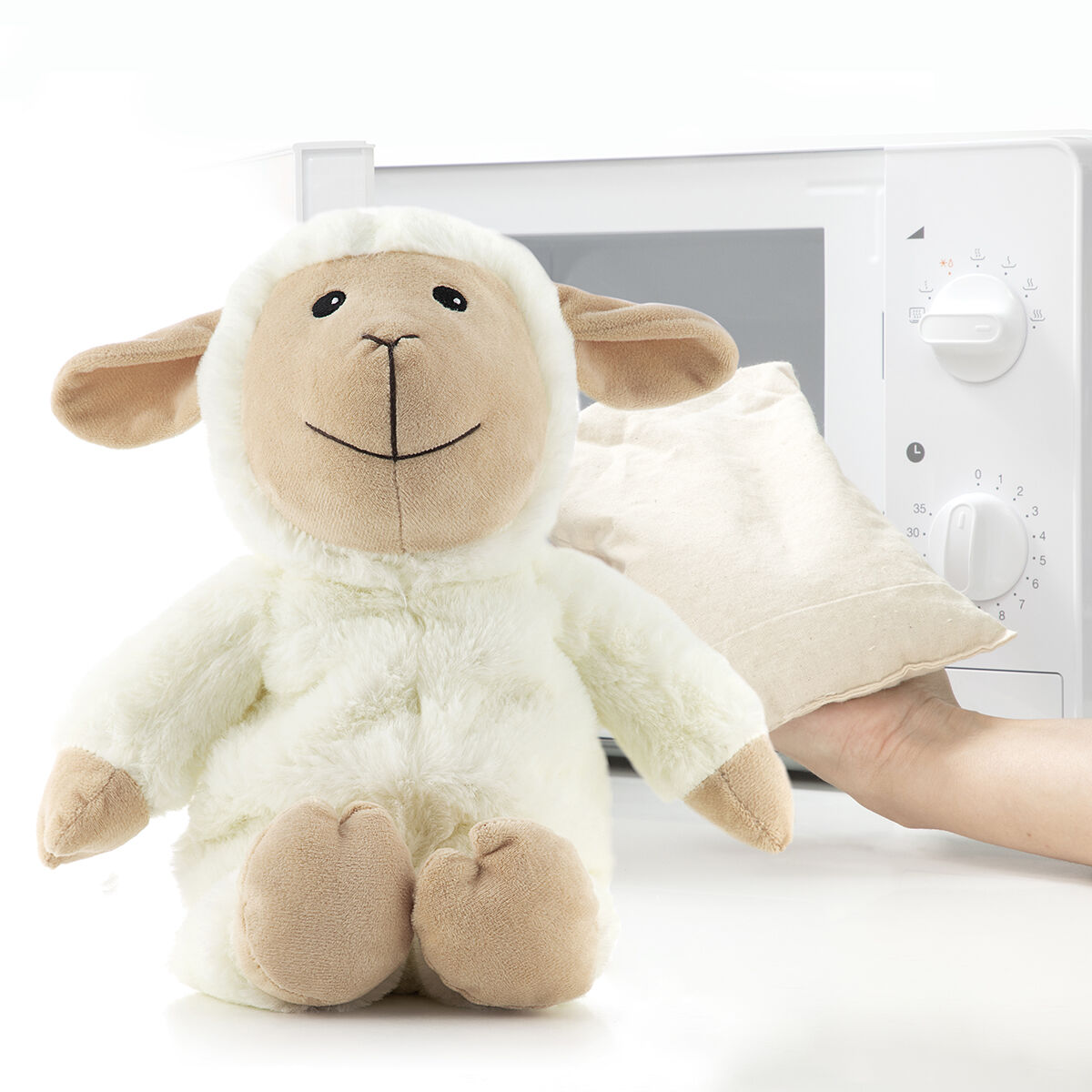 Sheep Soft Toy with Warming and Cooling Effect Wooly InnovaGoods