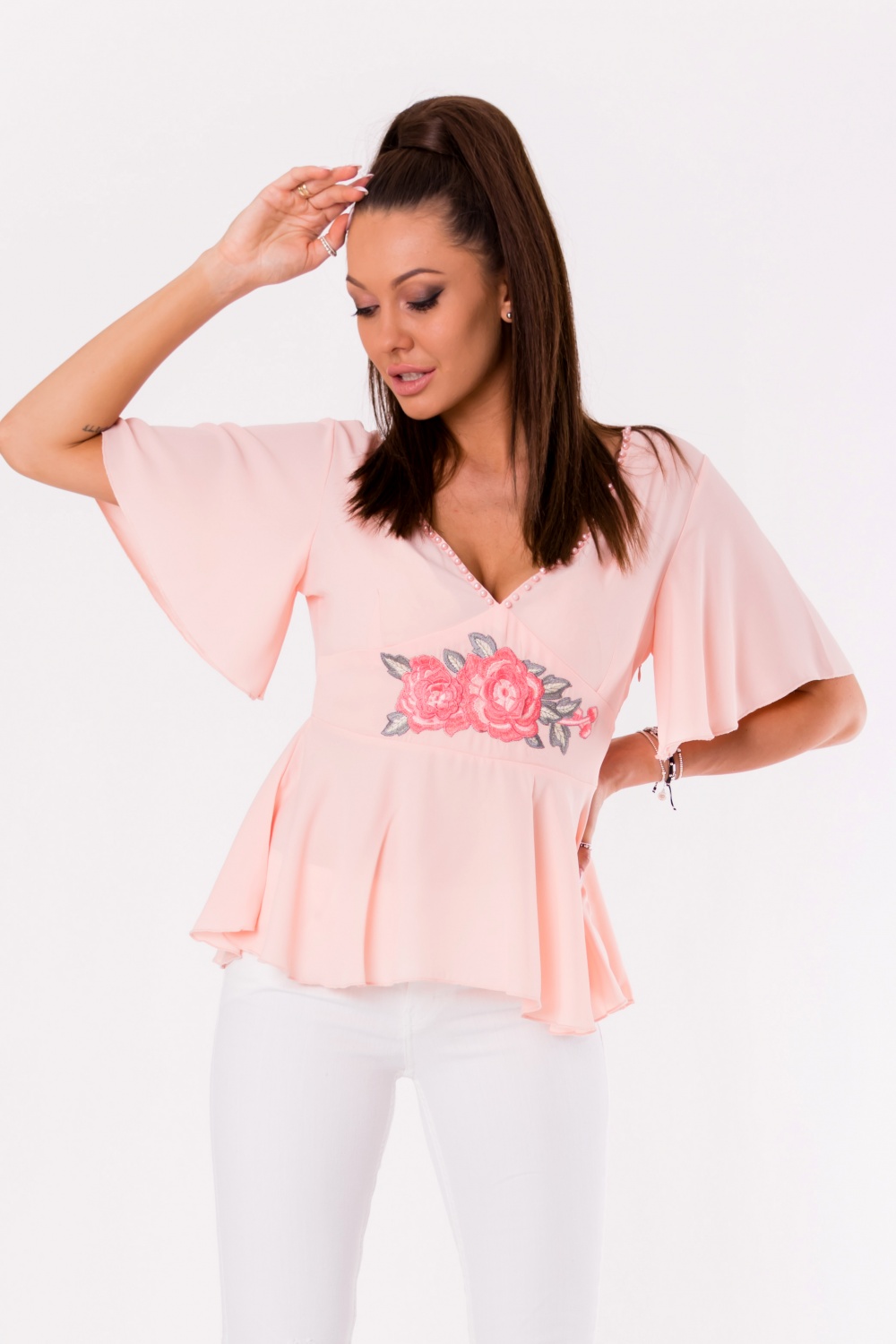  Blouse model 115805 YourNewStyle  pink