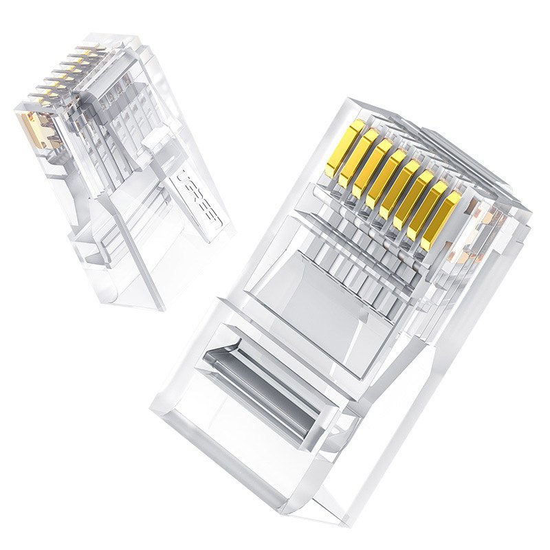 RJ45 Plug UGREEN NW120, Ethernet, 8P/8C, Cat.6/6e, UTP (100 pieces)