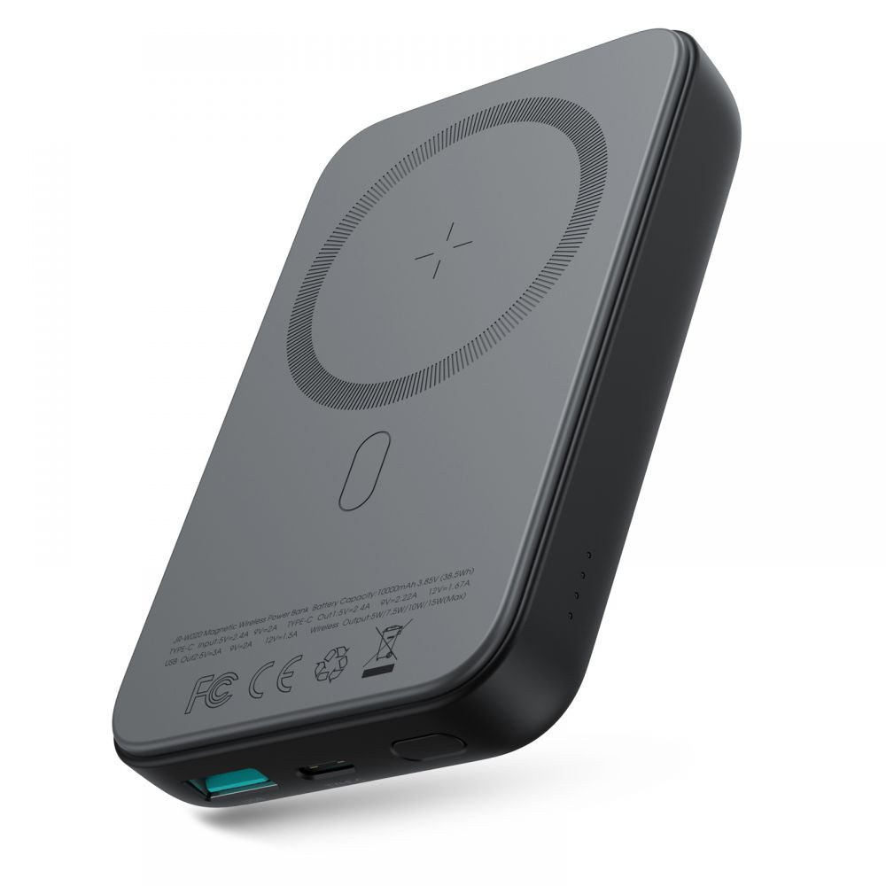 Powerbank Joyroom JR-W020 Mini Magnetic MagSafe Wireless 10000mah Black