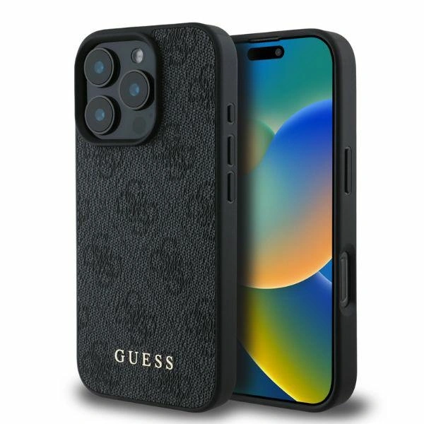 Case Guess GUHCP16XG4GFGR Apple iPhone 16 Pro Max hardcase 4G Classic black